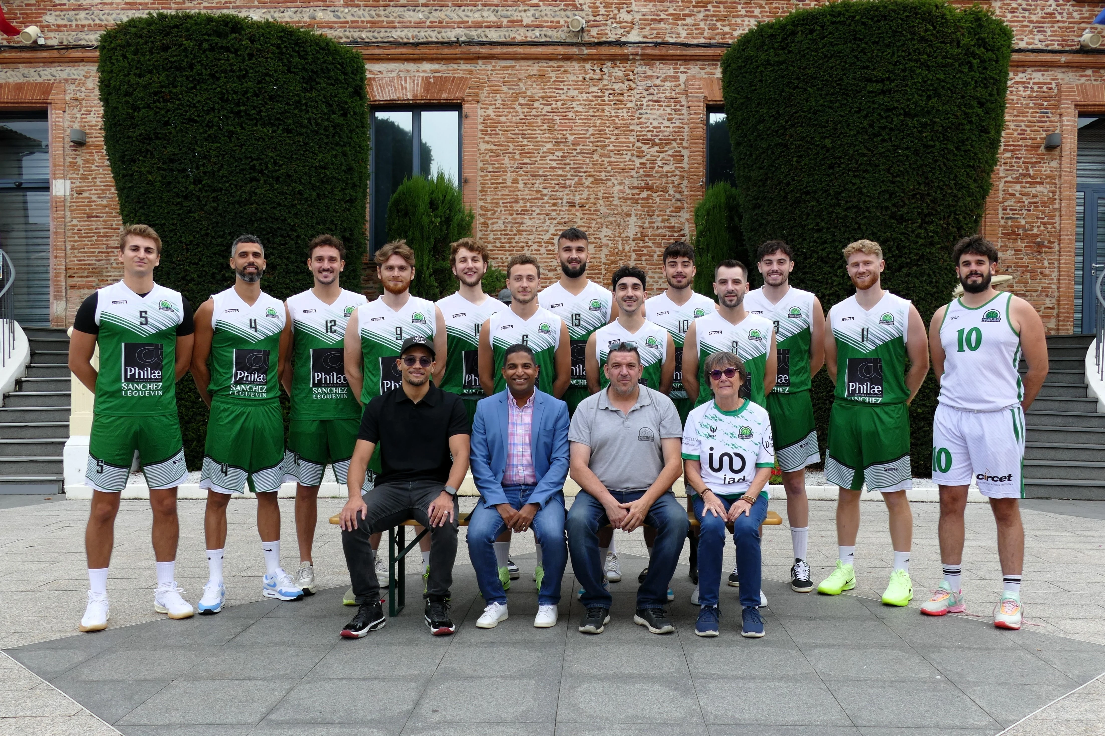 Equipe Séniors Garçons 1 du Basket Club Léguevinois